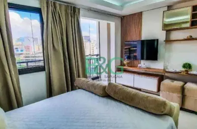 Studio com 1 dormitório à venda, 28 m² por r$ 300.000,00 - centro - são paulo/sp