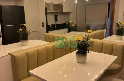 Apartamento com 1 dormitório para alugar, 32 m² por r$ 3.637/mês - vila gumercindo - são paulo/sp