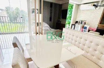 Apartamento com 1 dormitório para alugar, 44 m² por r$ 5.000,00/mês - usina piratininga - são  paulo/sp