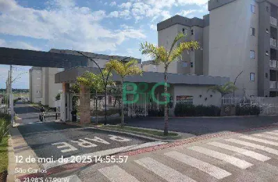 Apartamento com 2 dormitórios à venda, 43 m² por r$ 179.845 - jardim jóckei club a - são carlos/sp