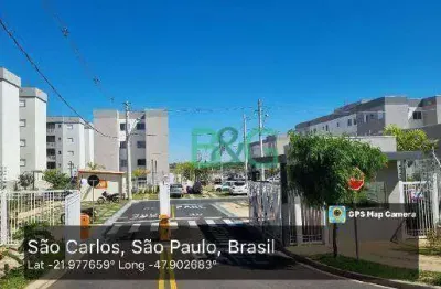 Apartamento à venda, 40 m² por r$ 126.631,27 - jardim jóckei club a - são carlos/sp