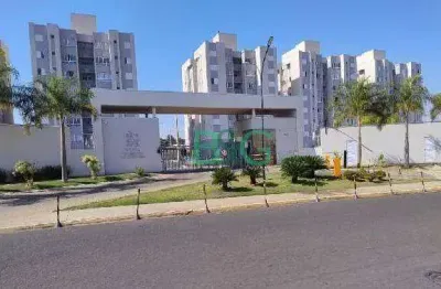 Apartamento com 2 dormitórios à venda, 47 m² por r$ 127.722 - jardim são rafael ii - araraquara/são paulo