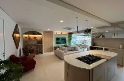 Apartamento com 2 dormitórios à venda, 130 m² por r$ 3.230.000 - brooklin - são paulo/sp