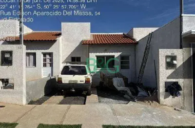 Casa com 2 dormitórios à venda, 50 m² por r$ 138.719 - park residencial colinas - assis/sp