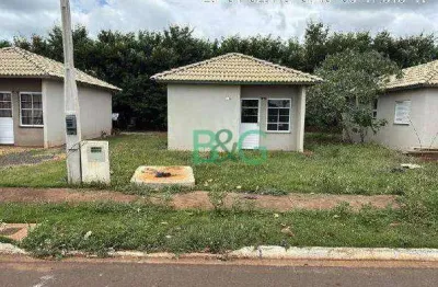 Casa com 2 dormitórios à venda, 43 m² por r$ 103.704 - conjunto habitacional vida nova - barretos/sp