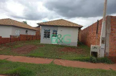 Casa com 2 dormitórios à venda, 45 m² por r$ 103.704 - conjunto habitacional vida nova - barretos/sp