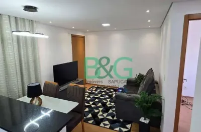 Apartamento com 2 dormitórios à venda, 47 m² por r$ 220.000 - água chata - guarulhos/sp