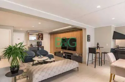 Apartamento garden com 3 dormitórios à venda, 150 m² por r$ 1.920.000 - parque são jorge - são paulo/sp