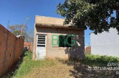 Casa com 1 dormitório à venda, 25 m² por r$ 91.299 - parque industrial manchester - bauru/sp