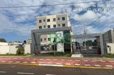 Apartamento à venda, 39 m² por r$ 106.667,03 - parque viaduto - bauru/sp