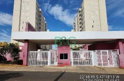 Apartamento com 2 dormitórios à venda, 46 m² por r$ 166.147,55 - residencial jardim dos ipês - nova odessa/sp