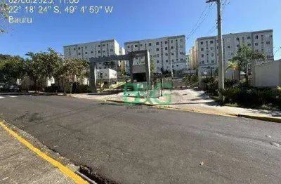 Apartamento com 2 dormitórios à venda, 39 m² por r$ 123.007 - parque união - bauru/sp
