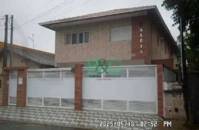 Apartamento com 2 dormitórios à venda, 52 m² por r$ 275.181 - balneário japura - praia grande/sp