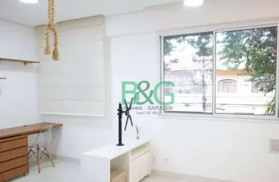 Apartamento com 1 dormitório à venda, 34 m² por r$ 429.000 - água rasa - são paulo/sp