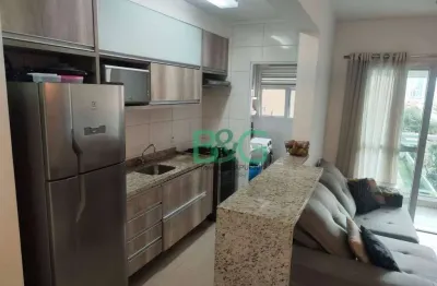 Apartamento com 1 dormitório à venda, 45 m² por r$ 550.000 - várzea da barra funda - são paulo/sp