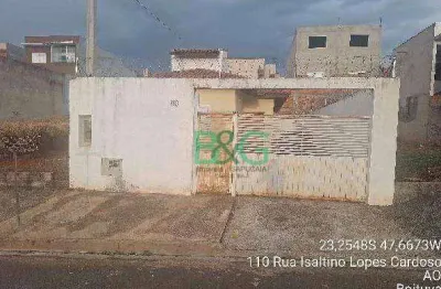 Casa com 2 dormitórios à venda, 59 m² por r$ 189.116 - água branca - boituva/sp