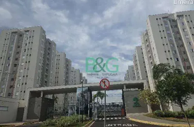 Apartamento com 2 dormitórios à venda, 56 m² por r$ 251.814 - vale das esmeraldas - limeira/sp