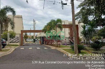 Apartamento à venda, 39 m² por r$ 117.860,63 - vila boa vista 1 - são carlos/sp