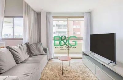 Apartamento duplex com 2 dormitórios, 100 m² - venda por r$ 2.000.000,00 ou aluguel por r$ 12.759,00/mês - brooklin paulista - são paulo/sp