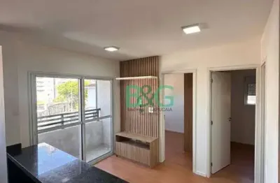 Apartamento com 2 dormitórios para alugar, 37 m² por r$ 4.217,00/mês - vila paulicéia - são paulo/sp