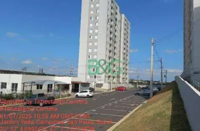 Apartamento à venda, 44 m² por r$ 156.000,00 - vila palácios - campinas/sp