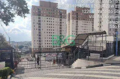 Apartamento com 2 dormitórios à venda, 48 m² por r$ 272.005 - vila da oportunidade - carapicuíba/sp
