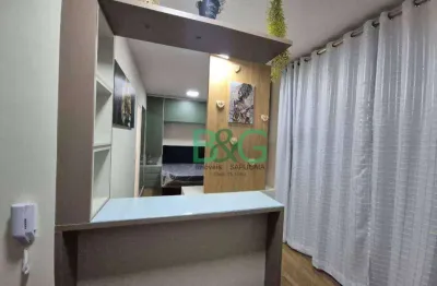 Apartamento com 1 dormitório para alugar, 33 m² por r$ 2.160/mês - belém - são paulo/sp