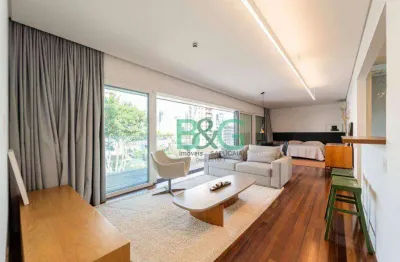 Apartamento com 1 dormitório à venda, 90 m² por r$ 2.100.000,00 - vila olímpia - são paulo/sp
