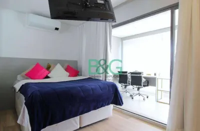 Studio com 1 dormitório à venda, 35 m² por r$ 692.000,00 - indianópolis - são paulo/sp