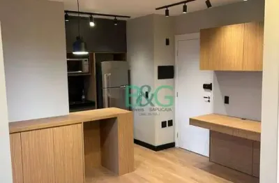 Apartamento com 1 dormitório para alugar, 40 m² por r$ 4.260/mês - boaçava - são paulo/sp