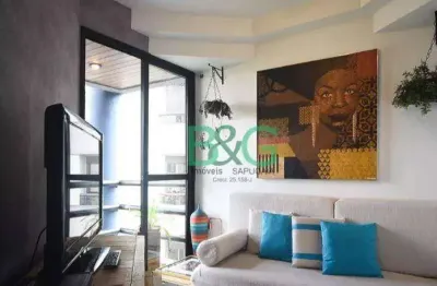 Apartamento com 1 dormitório à venda, 43 m² por r$ 299. - vila suzana - são paulo/sp