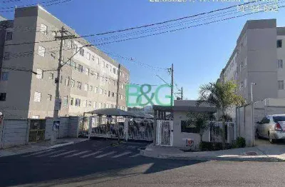 Apartamento com 2 dormitórios à venda, 42 m² por r$ 156.090 - jardim das flores - hortolândia/sp
