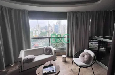 Studio com 1 dormitório, 51 m² - venda por r$ 1.850.000 ou aluguel por r$ 12.650/mês - itaim bibi - são paulo/sp