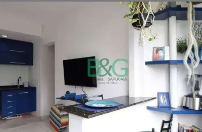 Apartamento com 1 dormitório à venda, 40 m² por r$ 259. - paraíso do morumbi - são paulo/sp