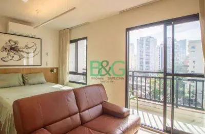 Studio com 1 dormitório à venda, 28 m² por r$ 485.000,00 - pinheiros - são paulo/sp