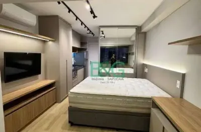 Studio com 1 dormitório para alugar, 30 m² por r$ 3.686,40/mês - vila mariana - são paulo/sp