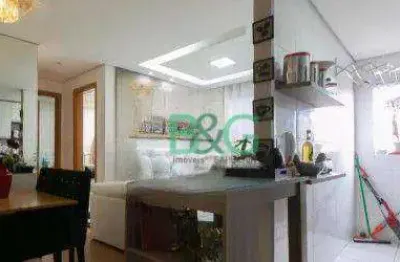 Apartamento com 2 dormitórios para alugar, 45 m² por r$ 2.065/mês - colônia - são paulo/sp