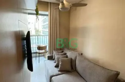 Apartamento com 1 dormitório à venda, 38 m² por r$ 500.000,00 - jardim das acácias - são paulo/sp