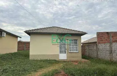 Casa com 2 dormitórios à venda, 45 m² por r$ 42.406 - residencial santana - lins/sp