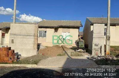 Casa com 2 dormitórios à venda, 45 m² por r$ 100.959,88 - jardim marina - marília/sp