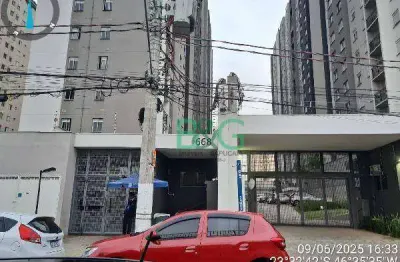 Apartamento com 1 dormitório à venda, 24 m² por r$ 133.521,32 - belém - são paulo/sp
