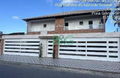 Casa com 2 dormitórios à venda, 59 m² por r$ 250.965 - vilamar - praia grande/sp