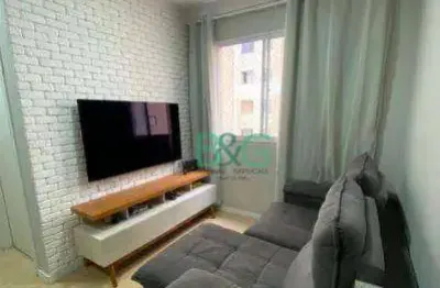 Apartamento com 2 dormitórios à venda, 42 m² por r$ 290.000,00 - vila plana - são paulo/sp