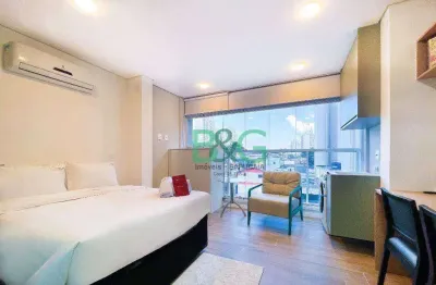 Studio com 1 dormitório à venda, 25 m² por r$ 510.000,00 - vila clementino - são paulo/sp