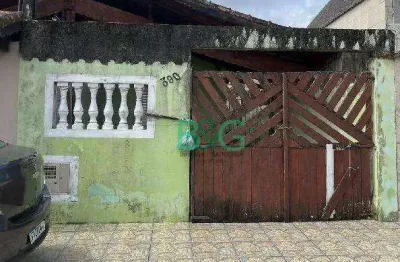 Casa com 2 dormitórios à venda, 86 m² por r$ 148.019 - balneário plataforma - mongaguá/são paulo