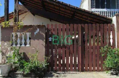 Casa com 2 dormitórios à venda, 80 m² por r$ 134.400 - balneário plataforma - mongaguá/sp