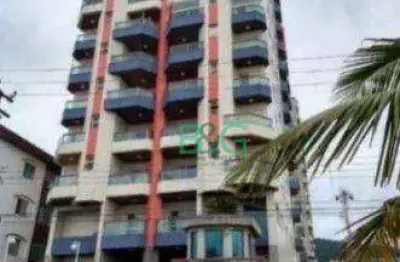 Apartamento com 2 dormitórios para alugar, 91 m² por r$ 3.537,24/mês - jardim marina - mongaguá/sp