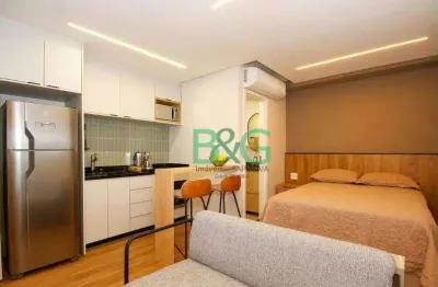 Studio com 1 dormitório à venda, 35 m² por r$ 739.000,00 - pinheiros - são paulo/sp