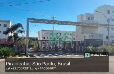 Apartamento com 2 dormitórios à venda, 39 m² por r$ 136.687 - jardim parque jupiá - piracicaba/sp
