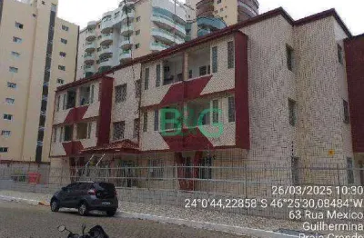 Apartamento com 1 dormitório à venda, 37 m² por r$ 105.000 - guilhermina - praia grande/sp